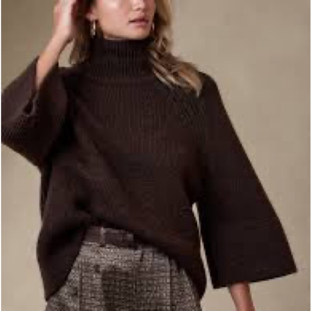 New Banana Republic Firenze sweater cabin brown